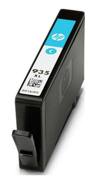HP No 935XL 6812/6815 cyan mustepatruuna - Image 2