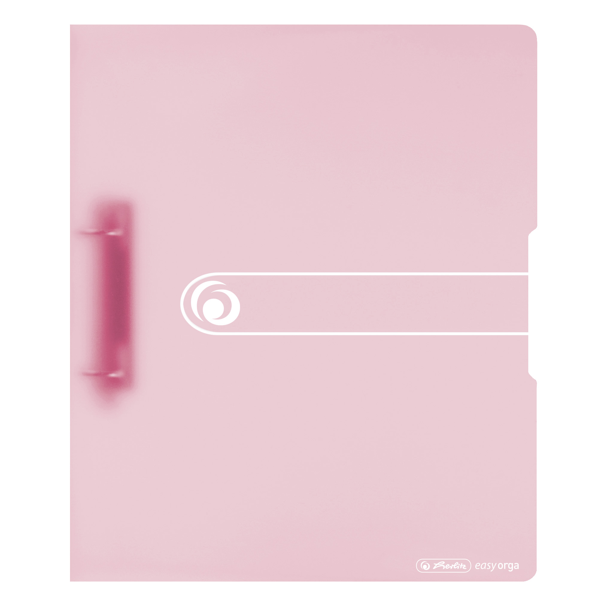 RENGASKANSIO A4 PP 25 MM EASY ORGA ROSE