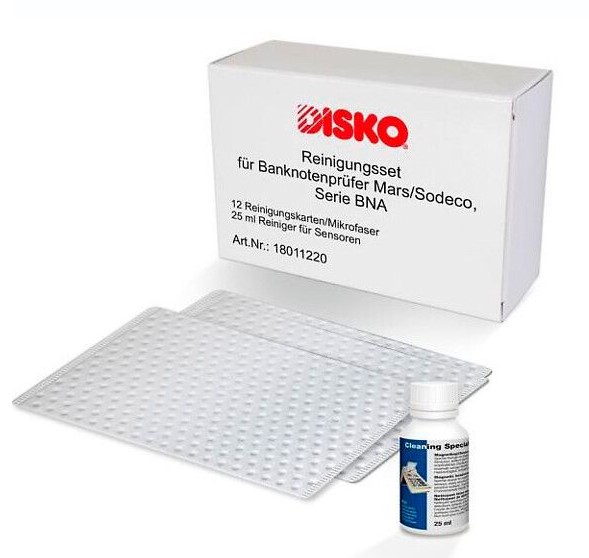 Disko puhdistuskortti 12/pak mikrokuituliinalla