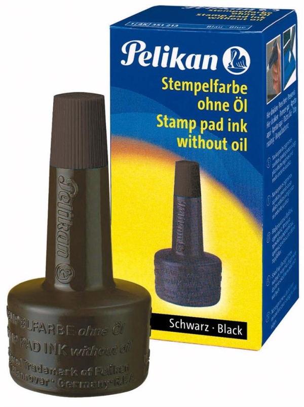LEIMASINVÄRI 28 ML ÖLJYTÖN MUSTA PELIKAN