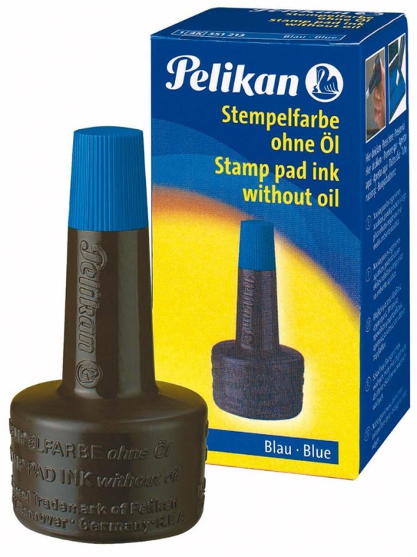 LEIMASINVÄRI 28 ML ÖLJYTÖN SININEN PELIKAN