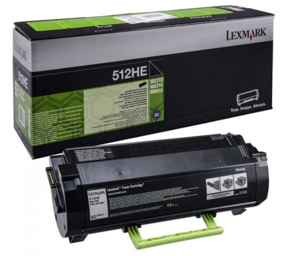 Lexmark MS312/MS415 musta 5K riittovärikasetti 512HE