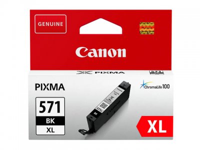 Canon CLI-571XL musta 11 ml mustepatruuna