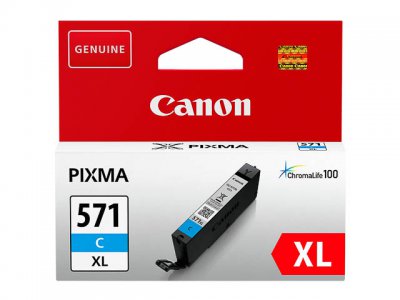 Canon CLI-571XL cyan 11 ml mustepatruuna