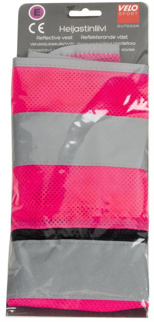 Velo Sport E heijastinliivi pinkki