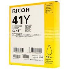 Ricoh Aficio SG 3100 keltainen (GC 41Y) mustepatruuna