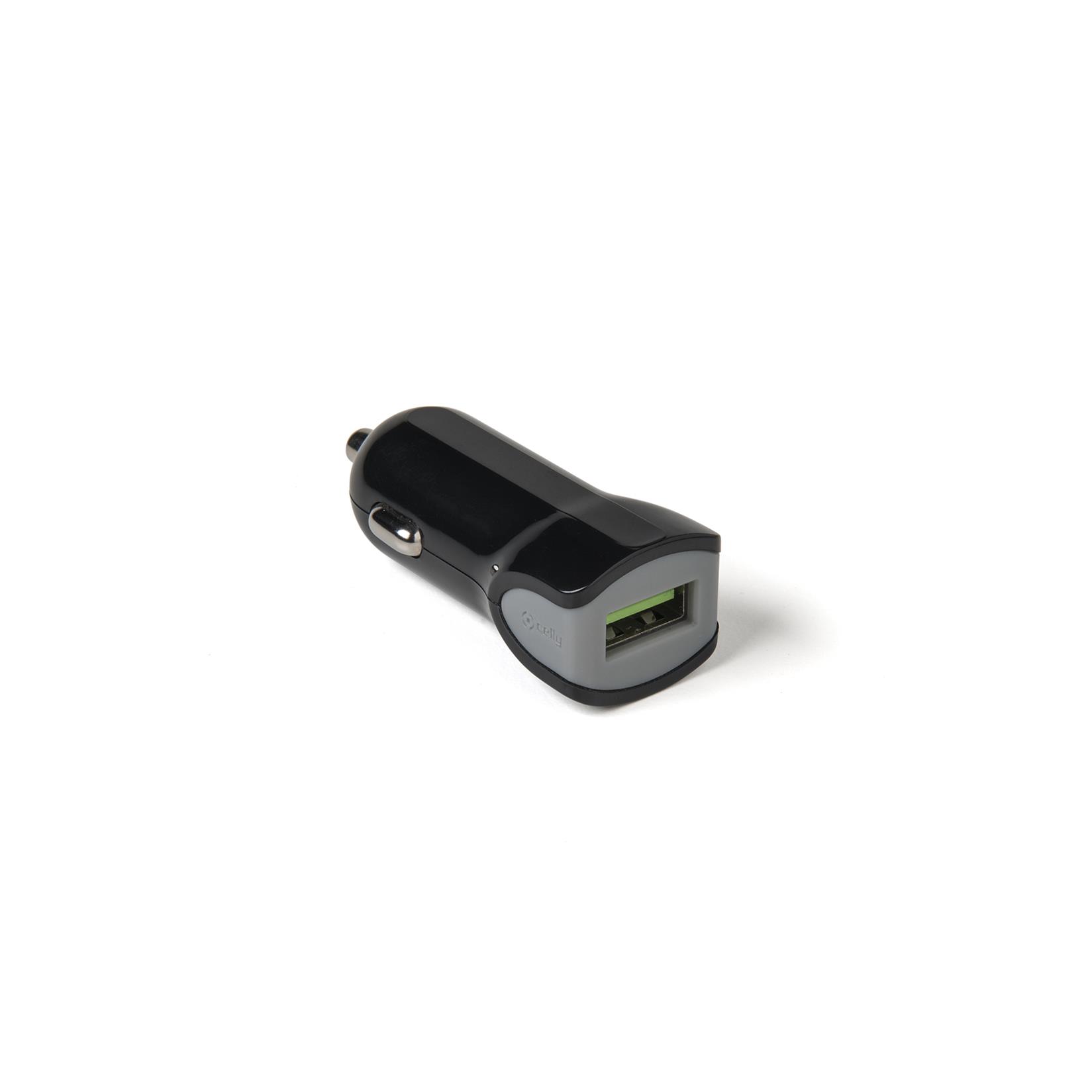 Celly Autolaturi TURBO 1USB 2.4A Musta