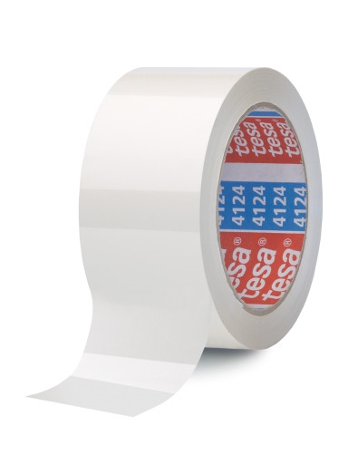 PAKKAUSTEIPPI 66M X 50MM PVC KIRKAS 04124 TESA