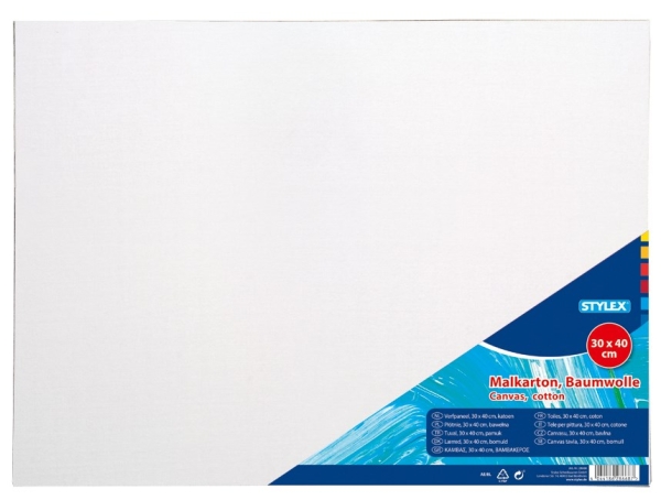 MAALAUSPOHJA PUUVILLA 3MM 30×40 CM STYLEX