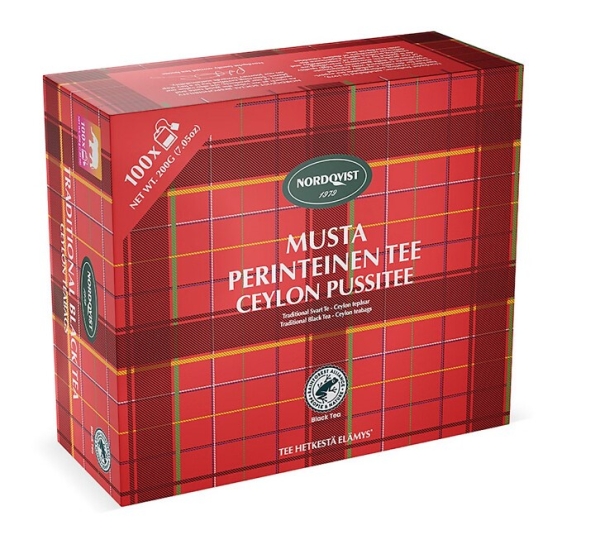 Nordqvist Ceylon musta tee 100pss/rasia