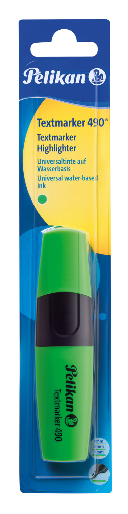 KOROSTUSKYNÄ 490 VIHREÄ PELIKAN BLISTER