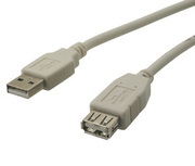 USB-jatkokaapeli 5m A-A M/F, 2.0,