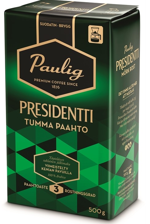 Kahvi Paulig Presidentti 500g tumma paahto, SJ