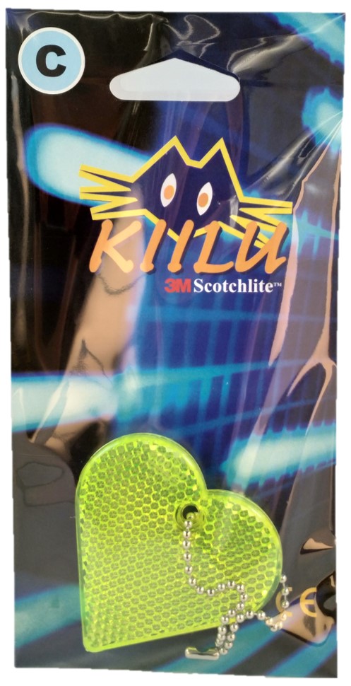 Kiilu C sydän keltainen kova