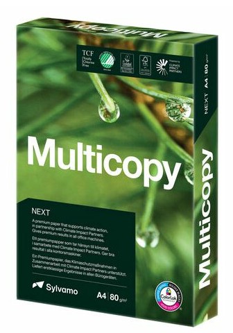 Kopiopaperi A4/80g Multicopy Next, 500 arkkia FSC