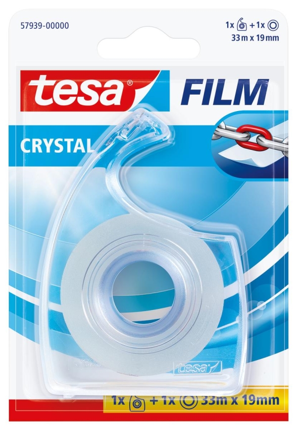 TEIPPI 19MM X 33M EASY CUT KATKOJALLA TESA FILM CRYSTAL