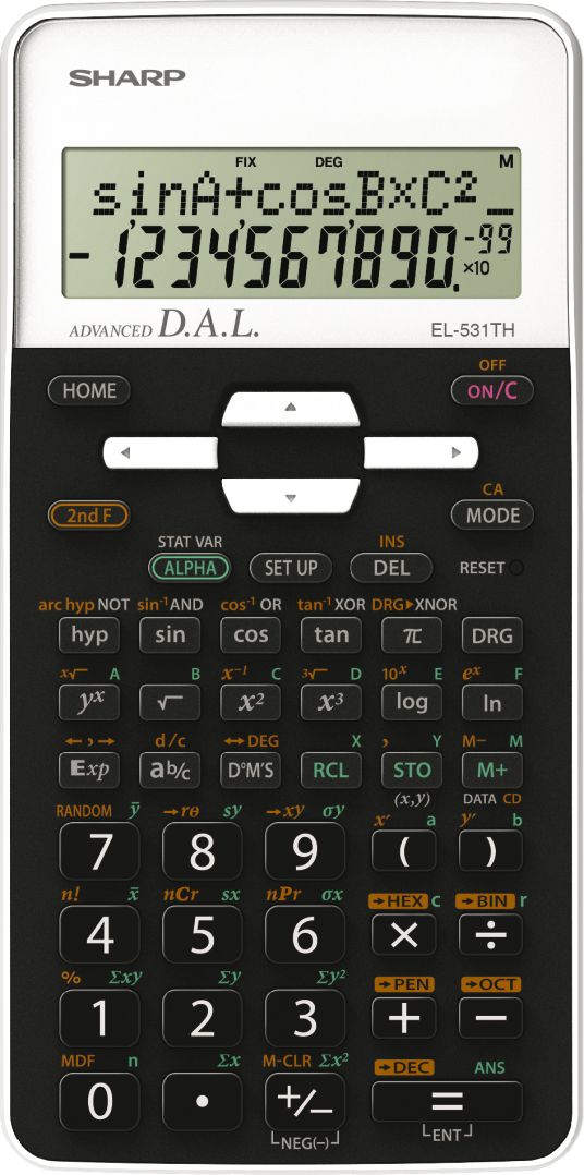 Funktiolaskin Sharp EL531THB valk kp