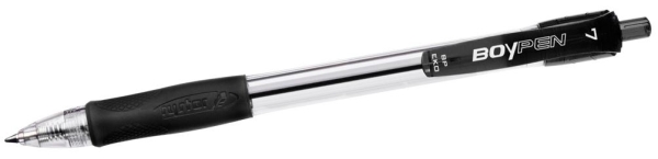 Kuulakynä Boy Pen Eko musta, Rystor, 0,7 mm