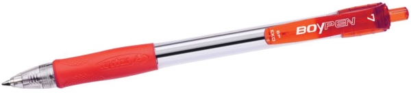 Kuulakynä Boy Pen Eko punainen, Rystor, 0,7 mm