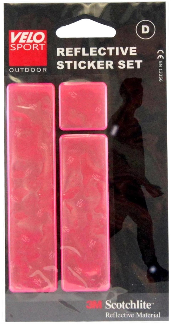 Heijastin tarra-arkki Velo Sport D Pink