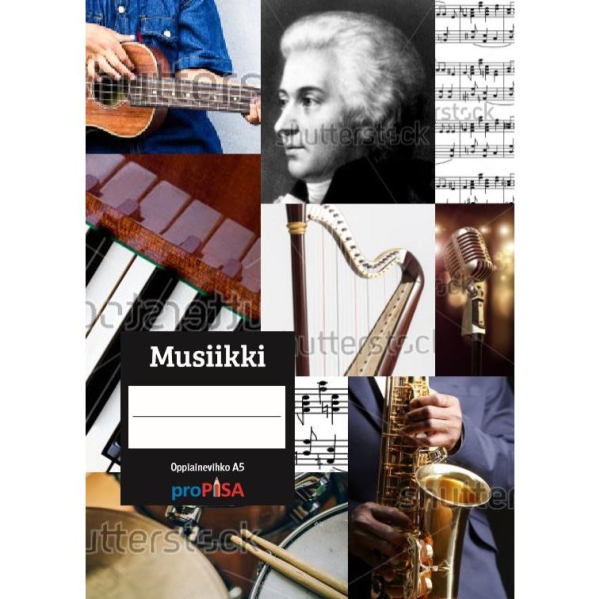 Oppiainevihko A5/40 Musiikki