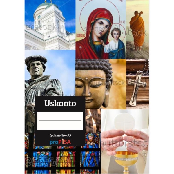 Oppiainevihko A5/40 Uskonto