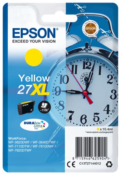 Epson Mustepatruuna 27 XL keltainen