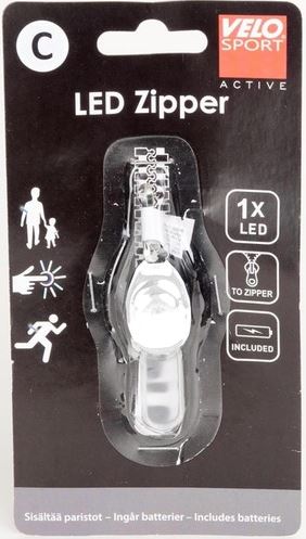 Velo Sport C led vetoketjuvalo valkoinen