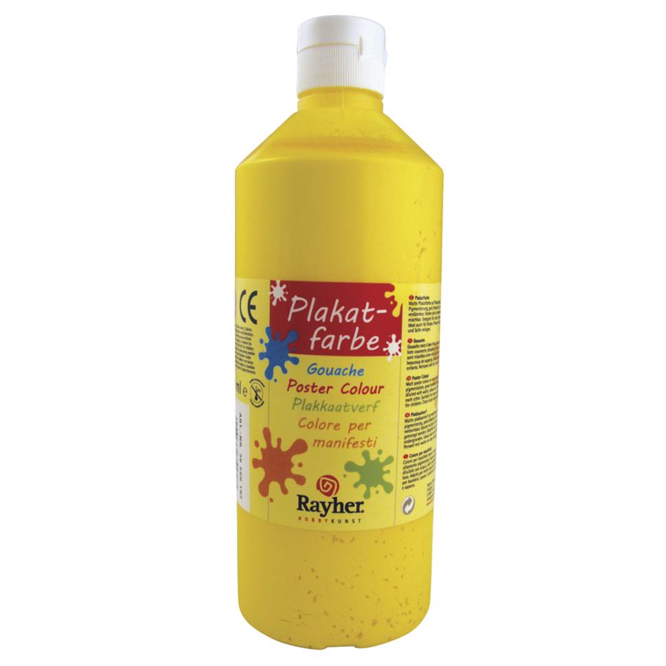 Guassimaali pullo 500 ml kullankeltainen Rayher