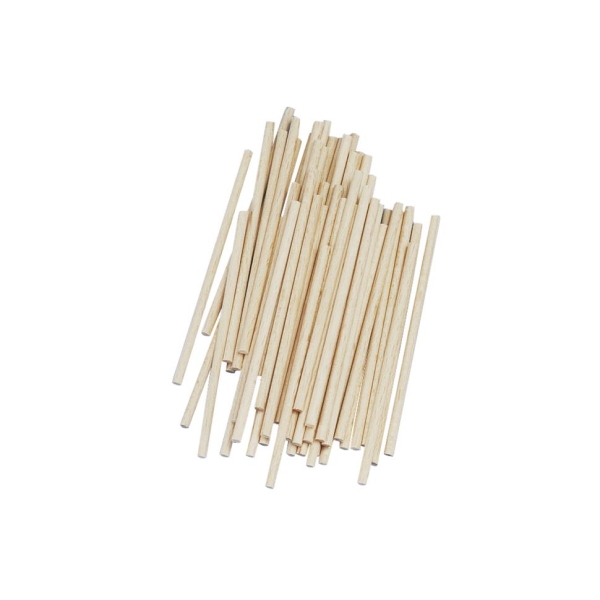 Askartelutikku, 100 mm, ø 4 mm pussissa 60 kpl natural Rayher