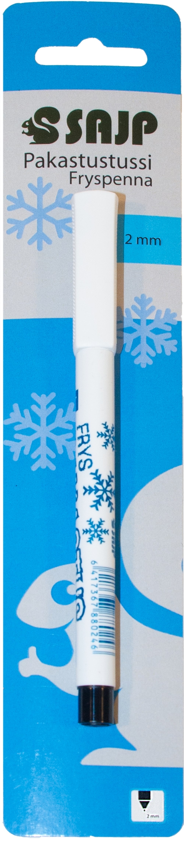 SAJP PAKASTUSKYNÄ FROSTMARKER 1-2MM MUSTA