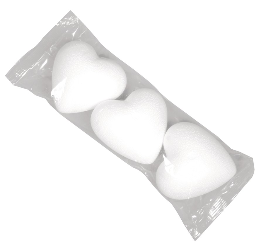 Styroksisydän 5cm, 3 kpl Rayher - Image 2