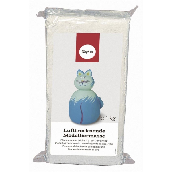 Muotoilusavi itsekovettuva 1kg valkoinen Rayher