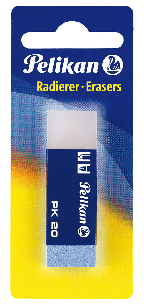 Pyyhekumi AL 20 kirkas/sininen Pelikan