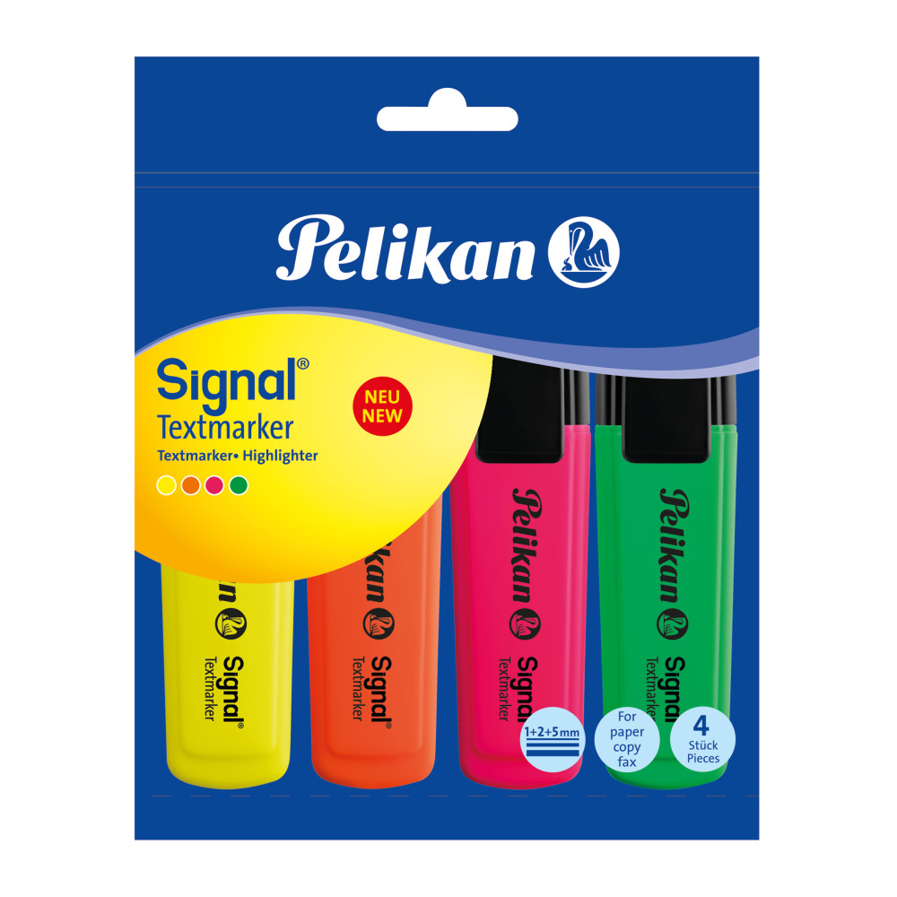 KOROSTUSKYNÄ LAJITELMA 4 KPL SIGNAL PELIKAN
