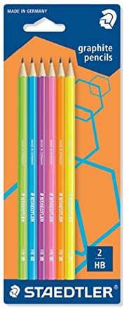 Lyijykynät neon 6kpl Staedtler