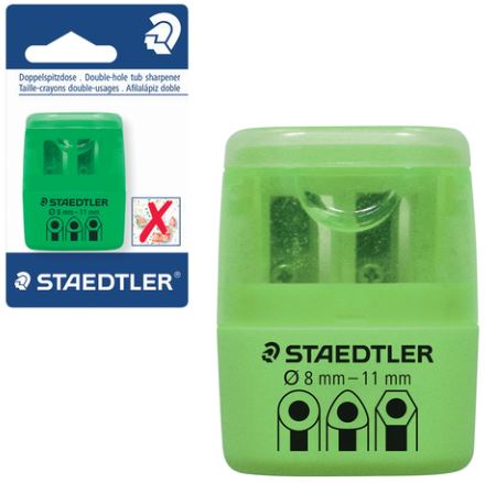 Säiliöteroitin 2-oss Neon vihreä Staedtler