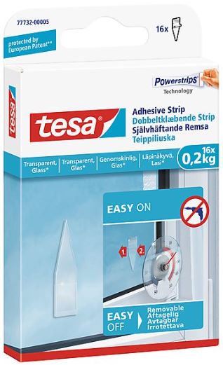 POWERSTRIP 0,2KG LÄPINÄKYVÄ, 16 kpl/pkt