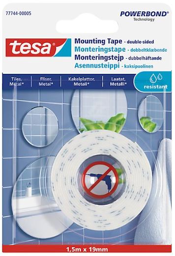 ASENNUSTEIPPI 1,5m X 19mm VEDENKESTÄVÄ