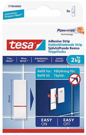 POWERSTRIP TÄYTTÖ 2KG LAATTA, 9 kpl/pkt