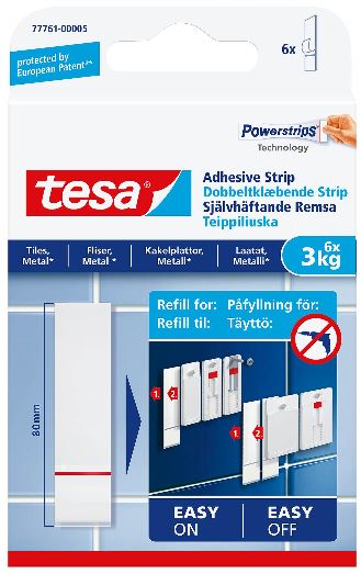 POWERSTRIP TÄYTTÖ 3KG LAATTA, 6 kpl/pkt