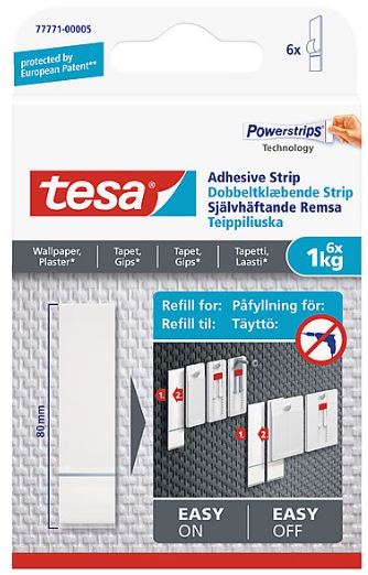 POWERSTRIP TÄYTTÖ 1KG TAPETTI, 6 kpl/pkt