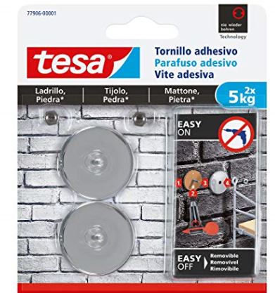LIIMAUTUVA RUUVI PYÖREÄ 5KG TIILI, 2 kpl/pkt