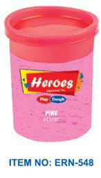 Muovailutaikina 100g pinkki Heroes