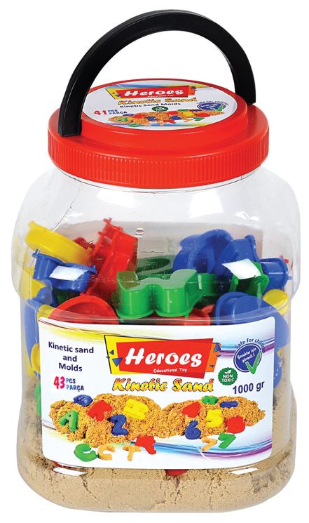 Taikahiekka setti 1kg 43osaa Heroes
