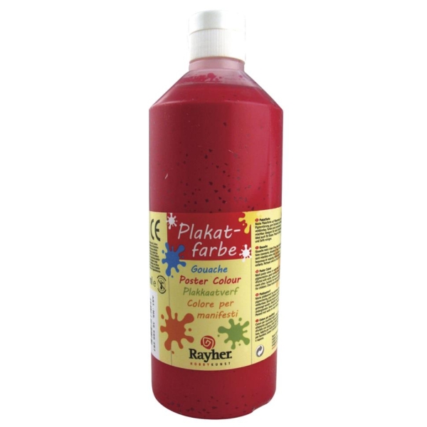 Guassimaali pullo 500 ml klassinenpunainen Rayher