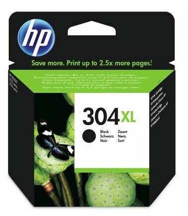 HP Mustepatruuna No 304XL musta