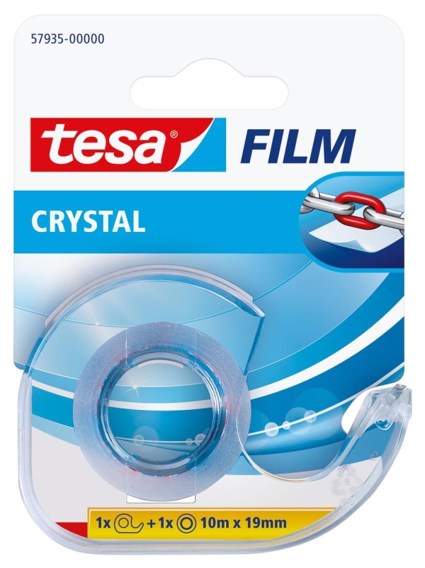 TEIPPI 10MX19MM KATKOJALLA TESA FILM CRYSTAL