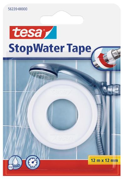 PUTKITEIPPI VALKOINEN 12MX12MM STOPWATER TAPE