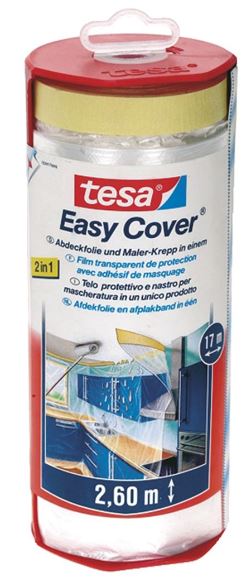 SUOJATEIPPI EASY COVER, KALVO 17M X 2600MM TESA